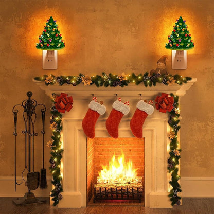 Christmas Tree Night Light, with ON/Off Switch for Bedroom Living Room Xmas Decor