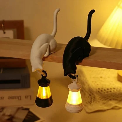Hanging Cat Shelf Lantern