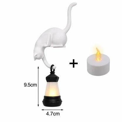 Hanging Cat Shelf Lantern