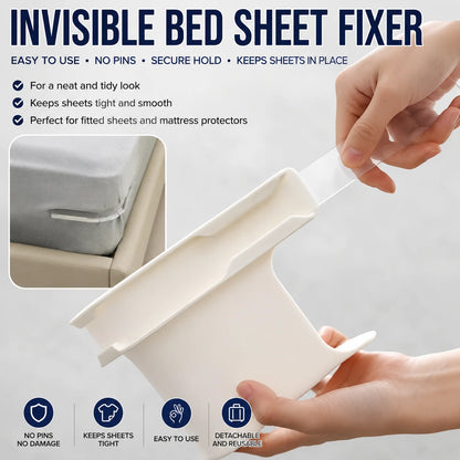 Anti-Slip Bed Sheet Clips – Quilt & Bedsheet Holder Fasteners to Keep Sheets in Place
