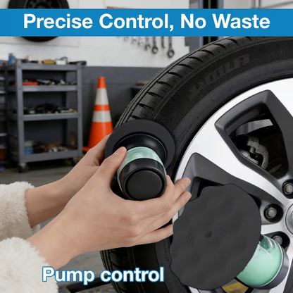 Car Tire Shine Kit – Reusable Applicator with Foam Pads